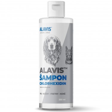 ALAVIS Šampón Chlórhexidín na kožné ochorenia
